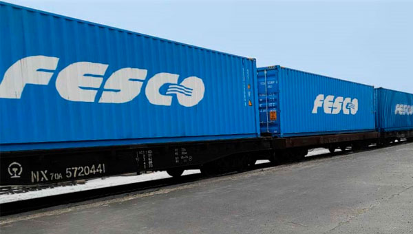 FESCO запустила регулярный контейнерный поезд от Петербурга до Новороссийска